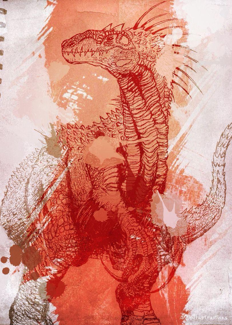 Indominus Rex wallpaper! Artist: Josh Beames #jbillustrations