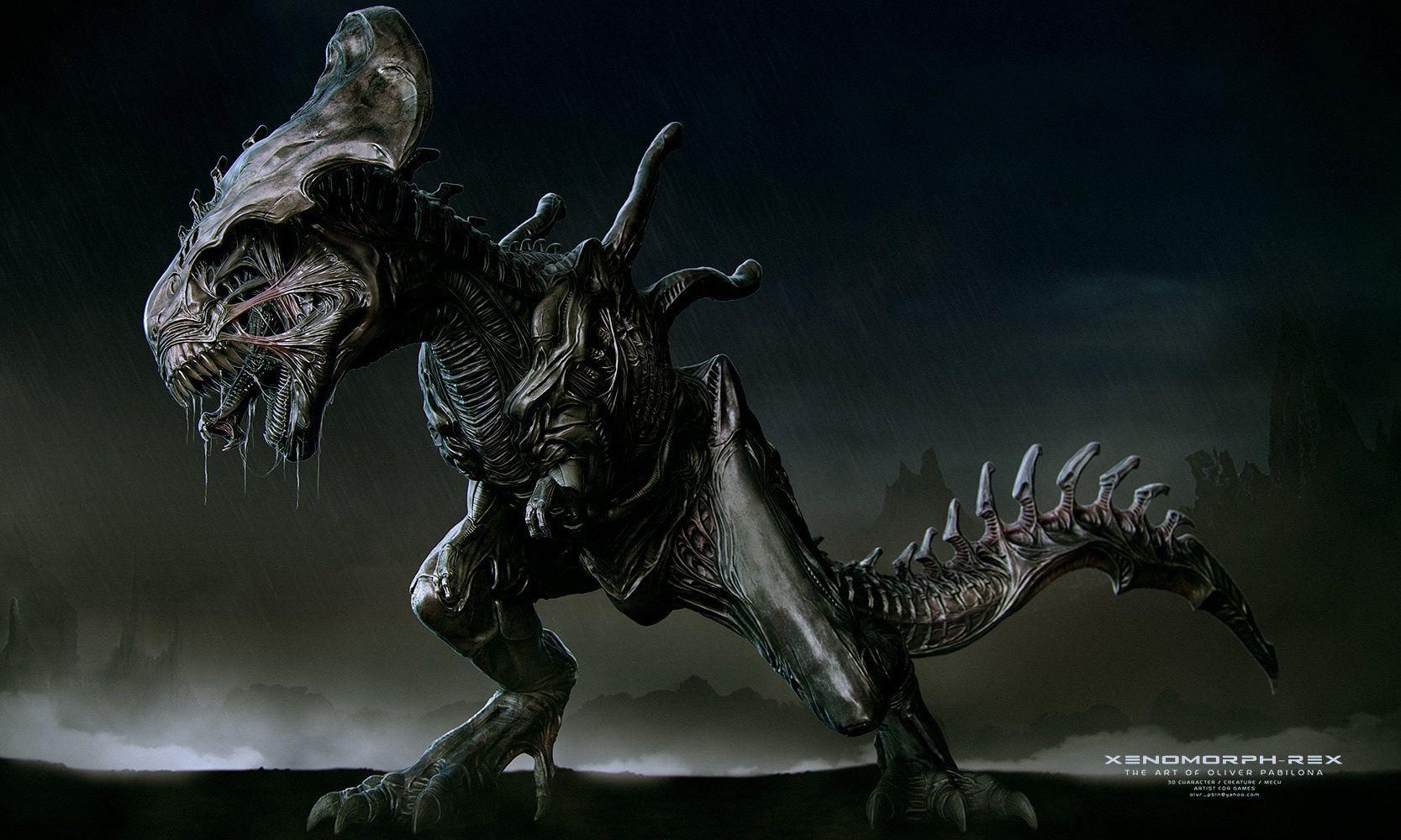 This Xenomorph T Rex Is Much More Terrifying Than The Indominus Rex