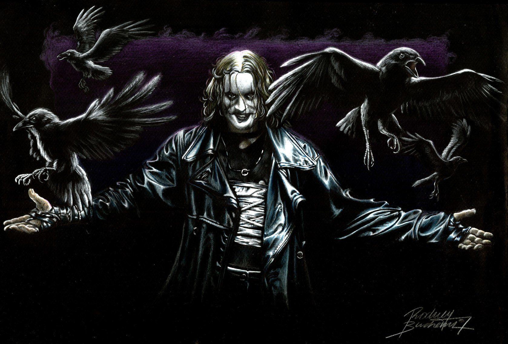 The Crow wallpaper by WildHuntress on DeviantArt