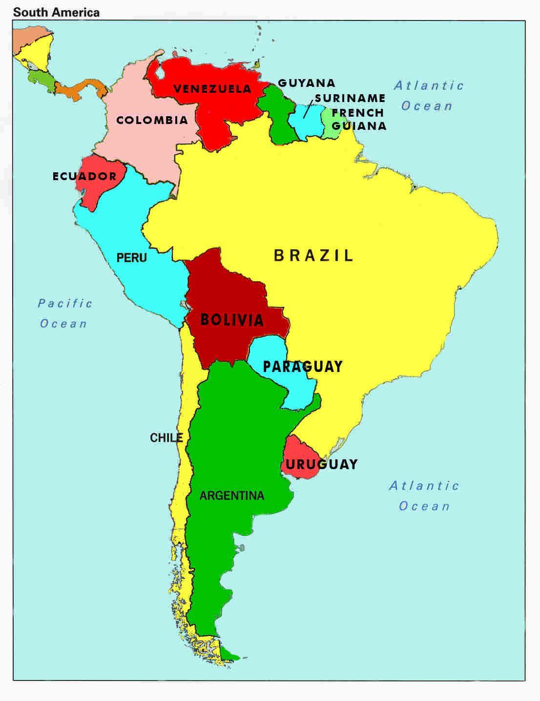 South America Map HD Wallpaper Download Free Throughout Interactive