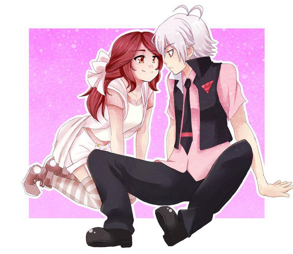 Akari x Shu (Beyblade Burst) Red Nature Shipping
