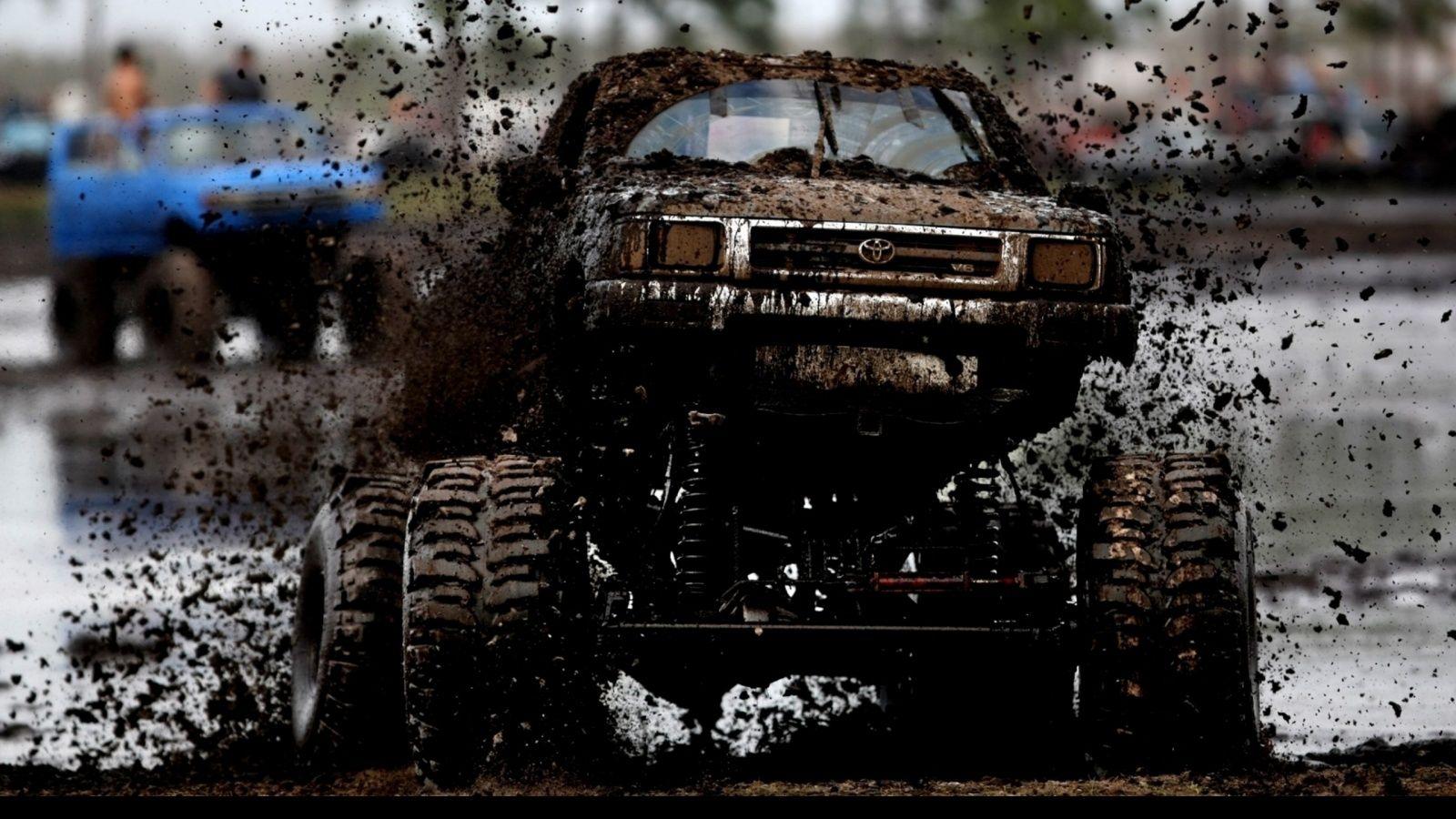 Toyota Monster Truck Rally HD Wallpaper