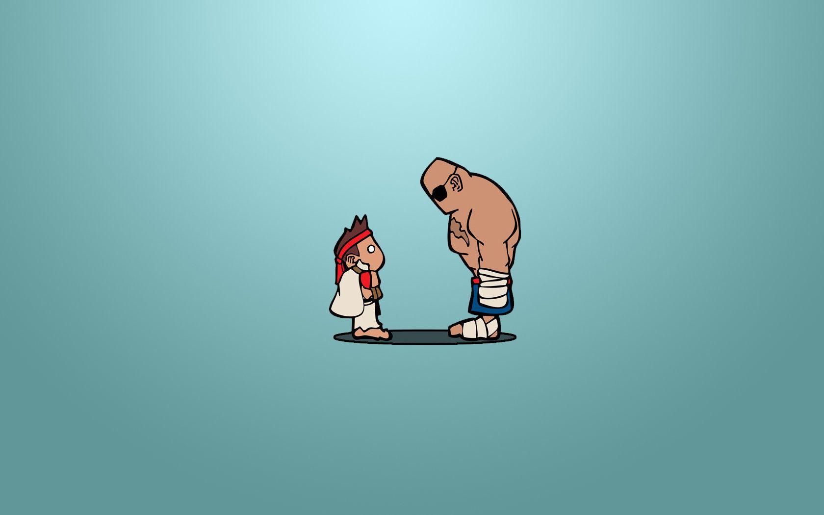 Ryu VS Sagat Wallpaper