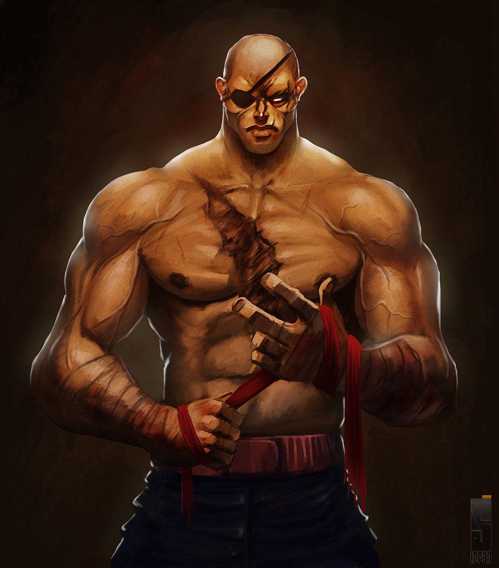 Sagat Fighter Irfan. Street Fighter