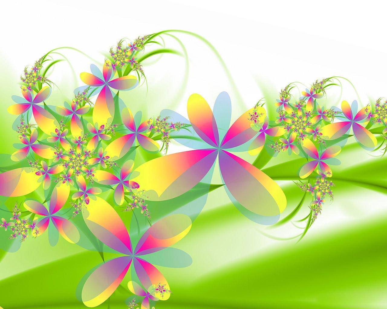 3d flowers wallpaper desktop