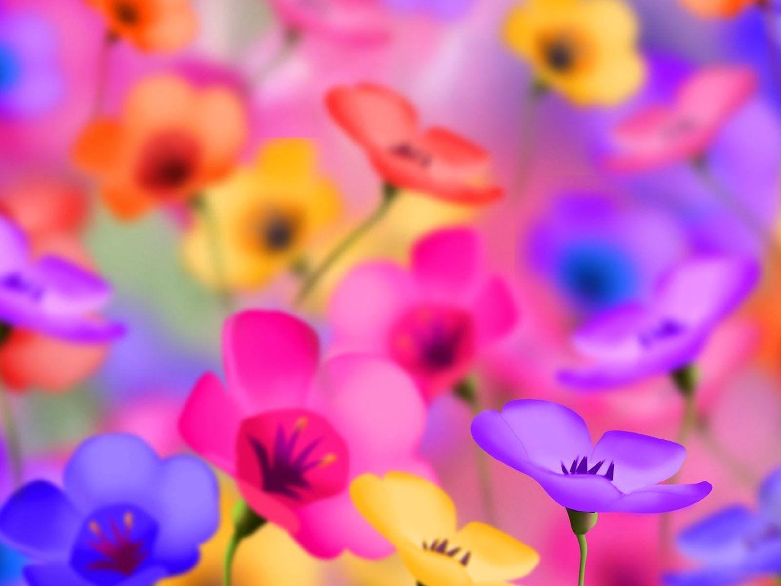 art picture: 3D Flowers Wallpaper