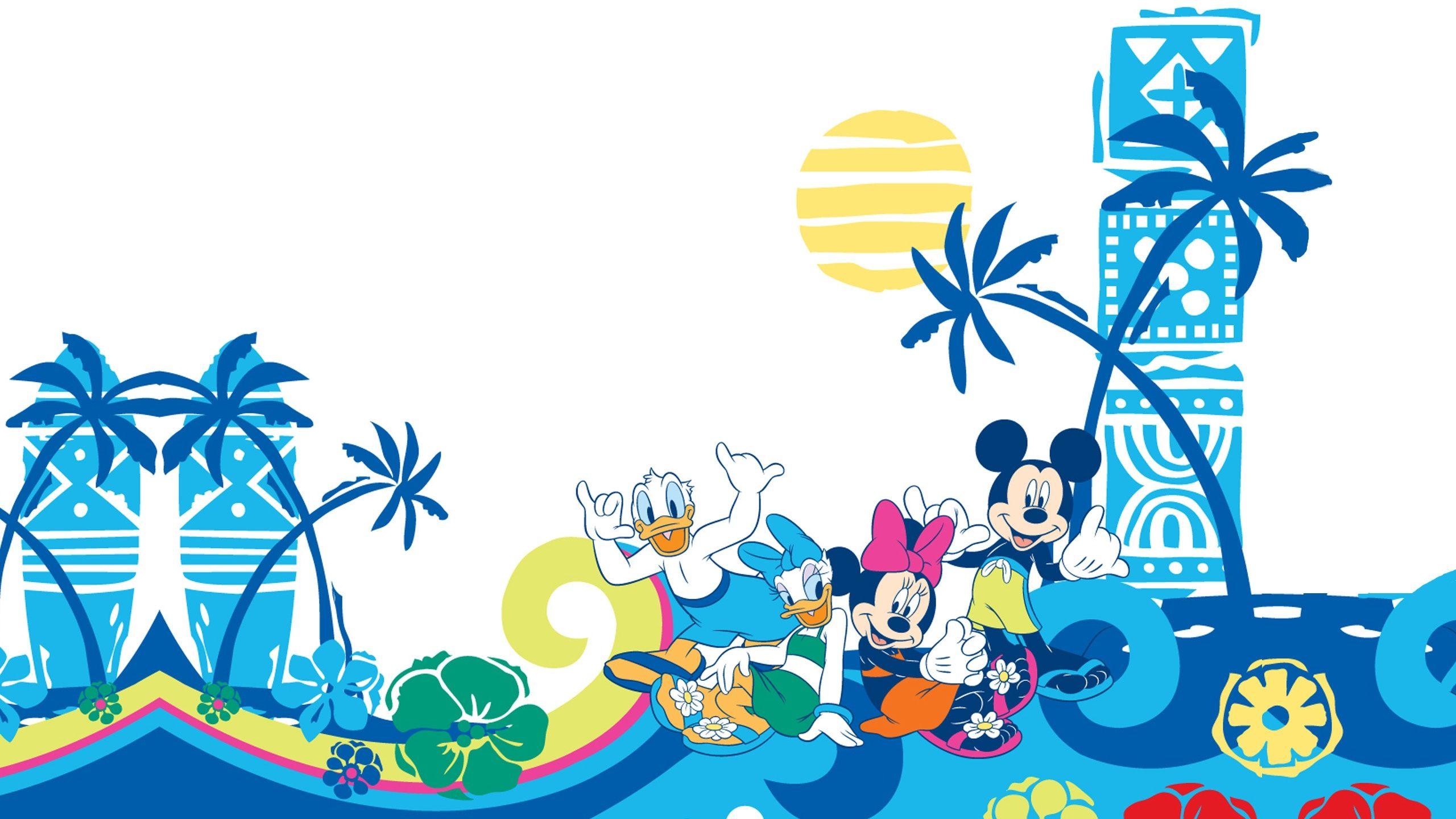 Aloha Mickey Mouse Disney 2560x1440