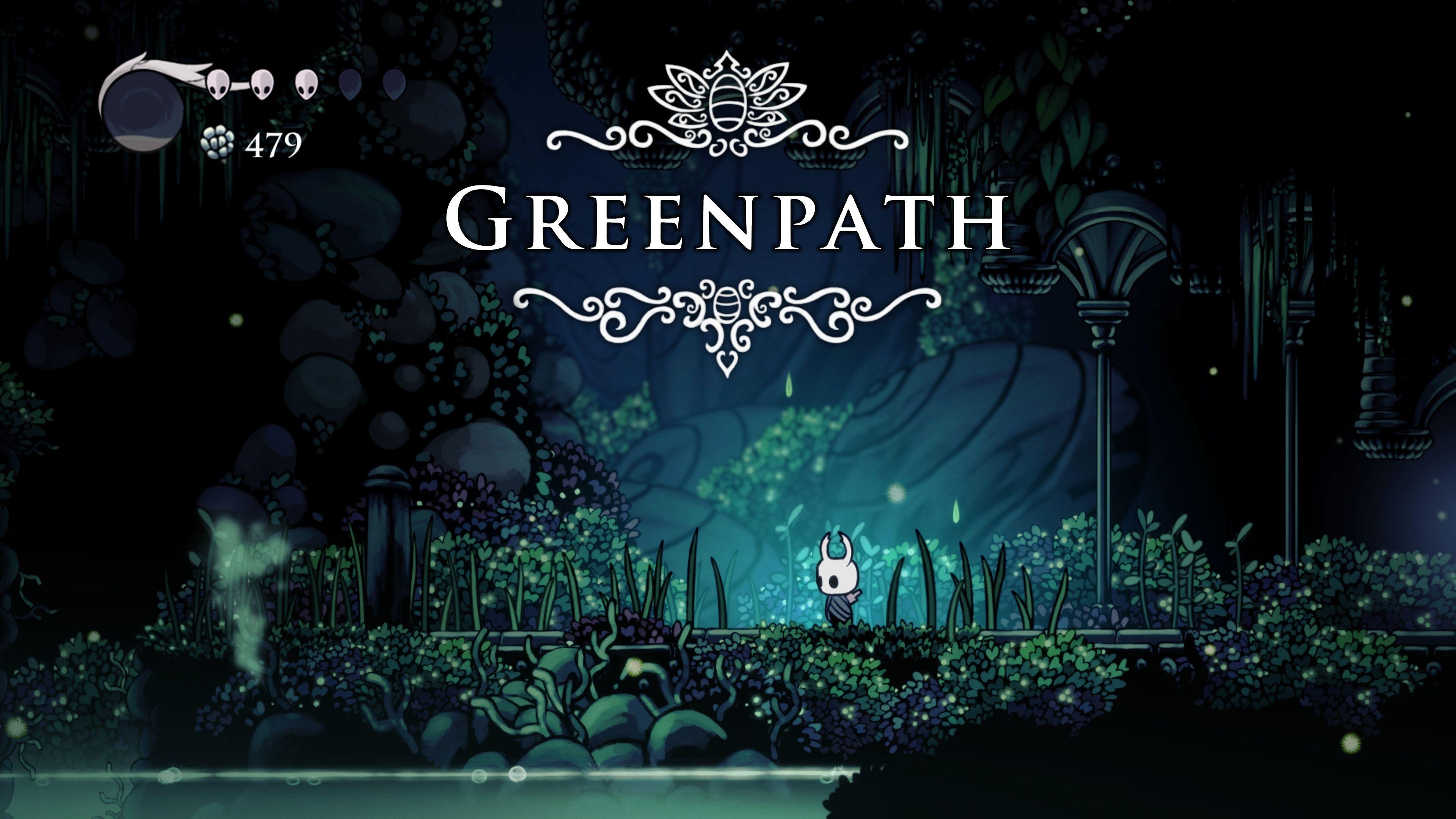 hollow knight greenpath wallpaper