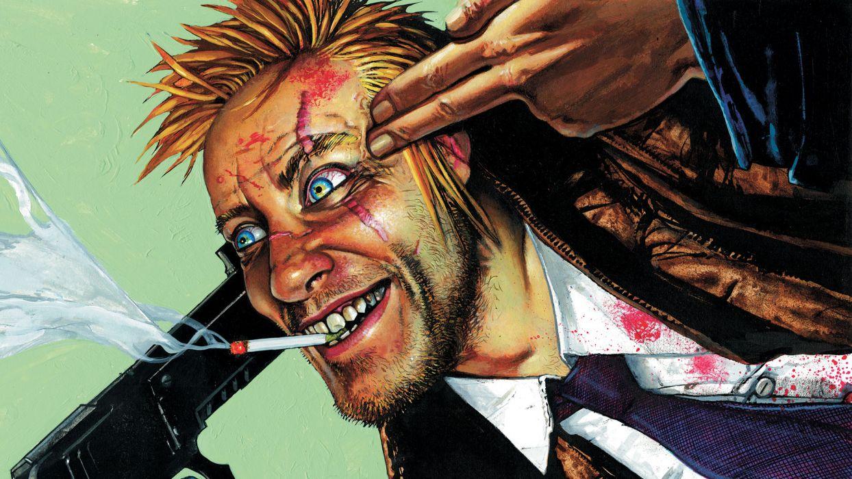 John Constantine From The HELLBLAZER Dc Comics Dark Wallpaper