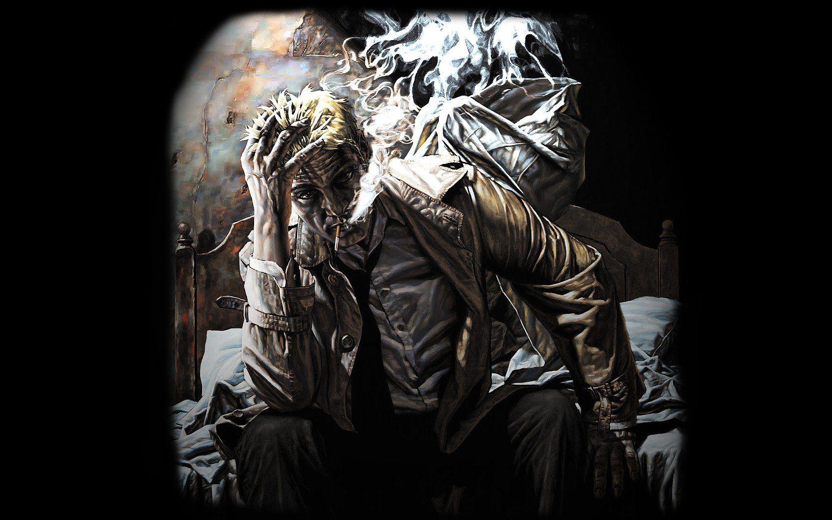 Constantine, Hellblazer, Comic art HD Wallpaper / Desktop