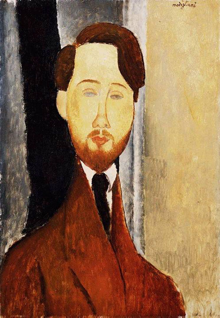 Portrait Of Leopold Zborowski Modigliani Wallpaper Image