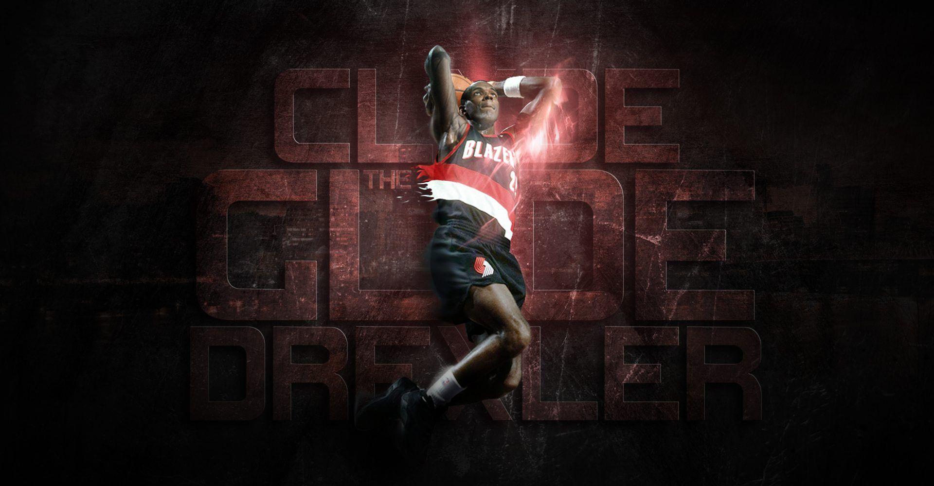 Clyde Drexler Blazers Wallpaper