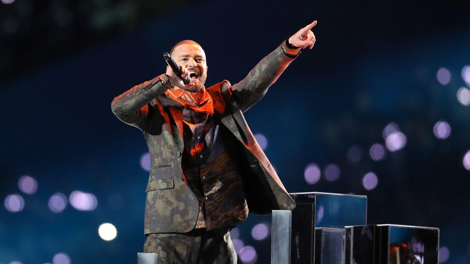 Watch Justin Timberlake's entire halftime performance