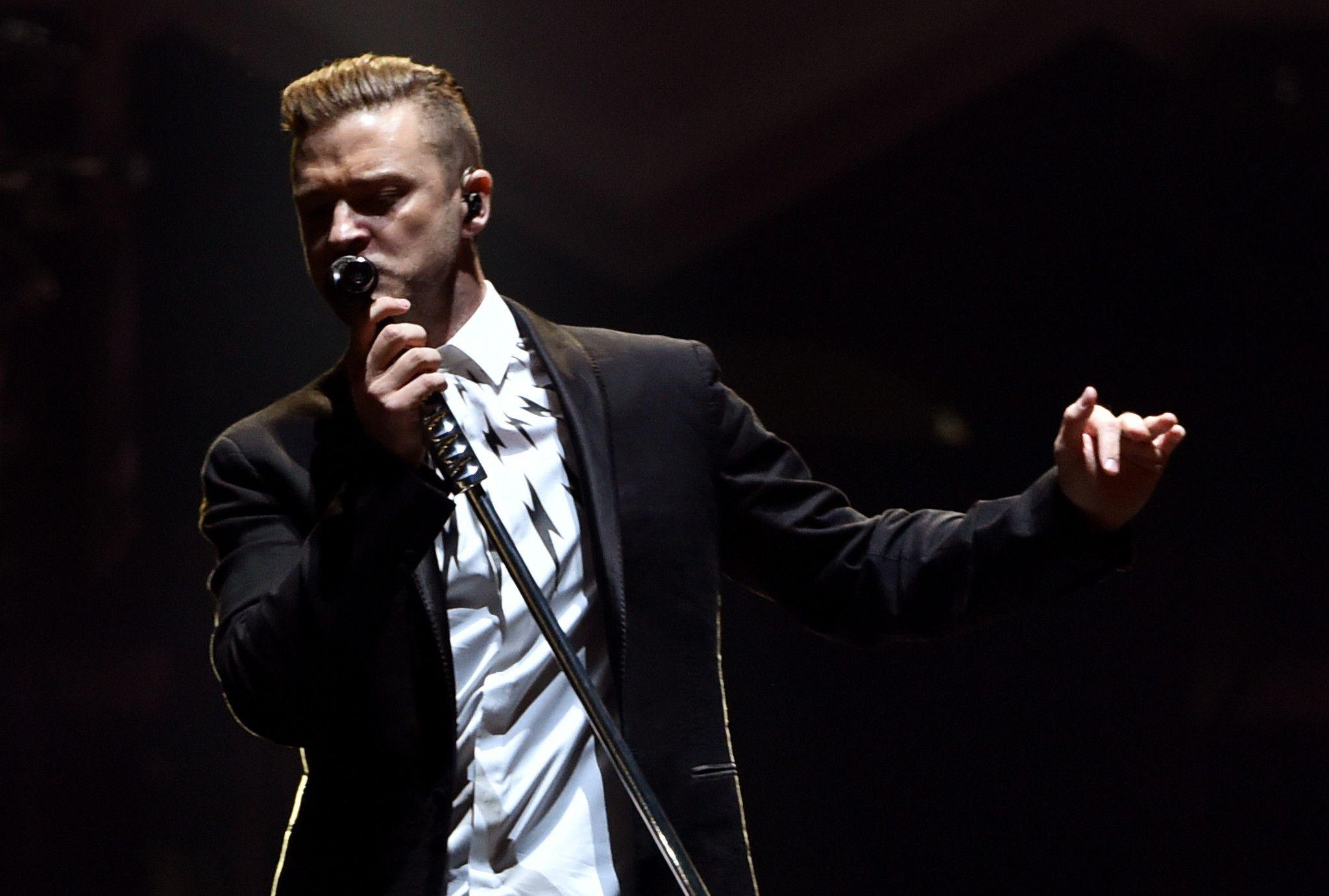 Justin Timberlake Performs At The Staples Center Wallpaper