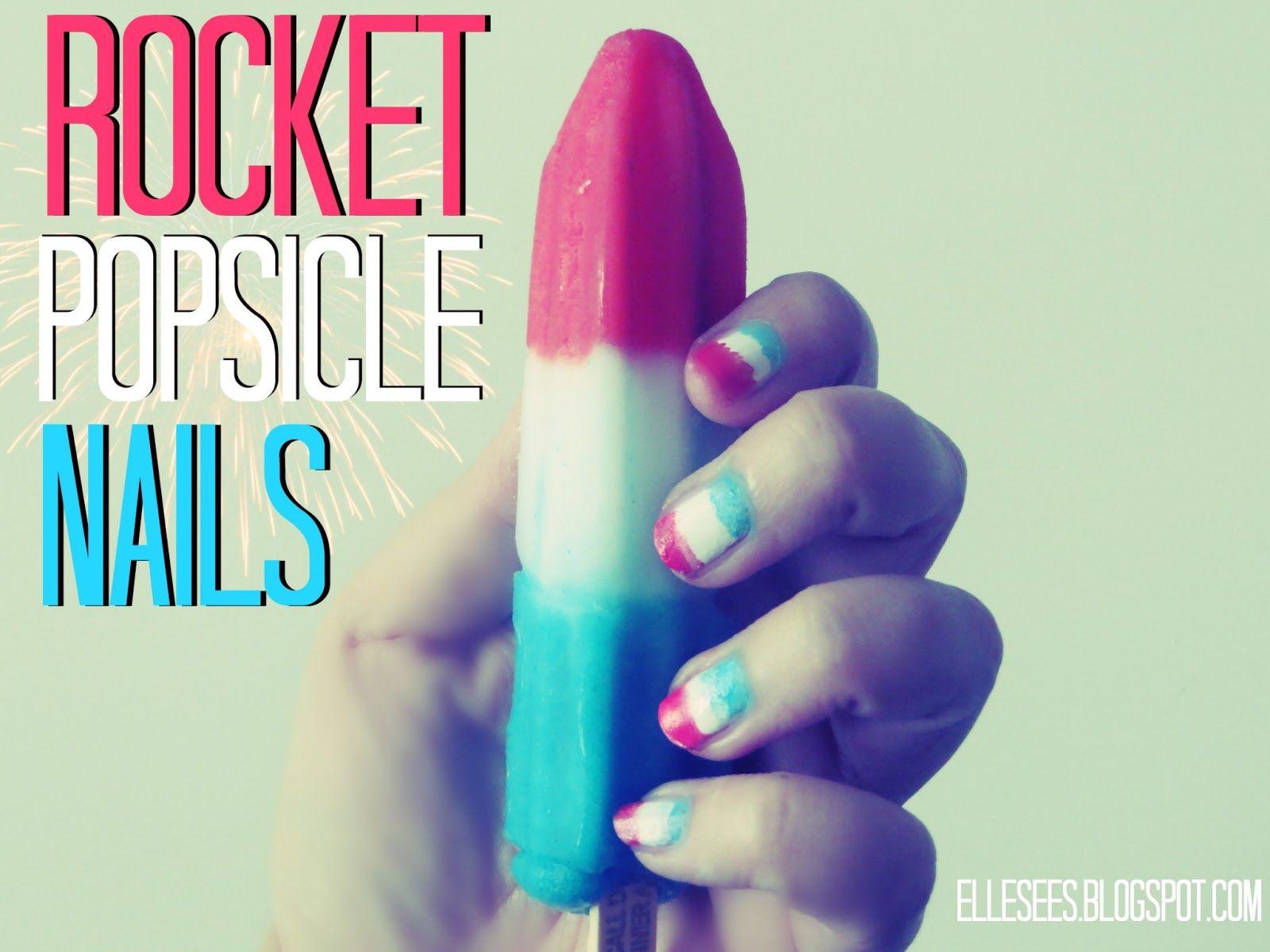 Elle Sees.. Beauty Blogger in Atlanta: How To: Rocket Popsicle Nails