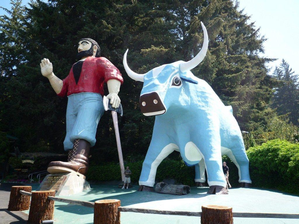 Paul Bunyan and His Blue Ox Babe