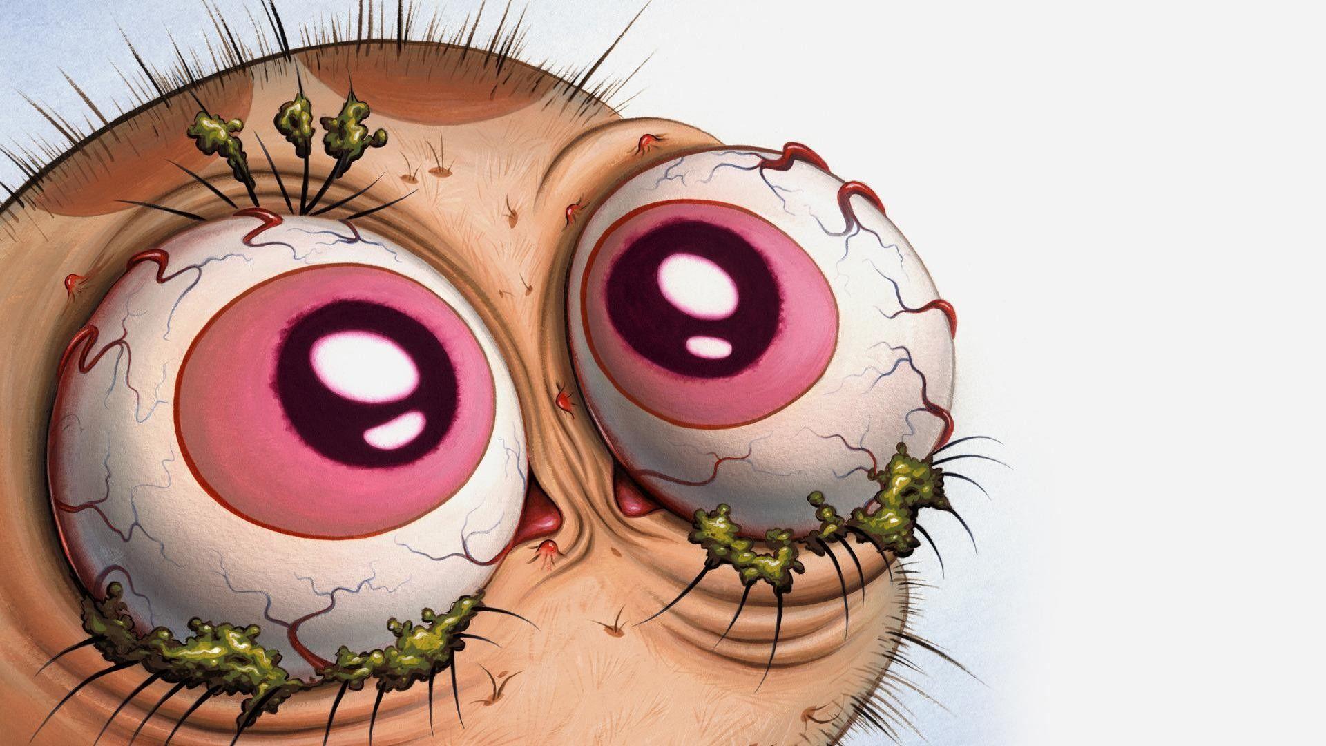 Ren and Stimpy Eyes Gross free desktop background and wallpaper