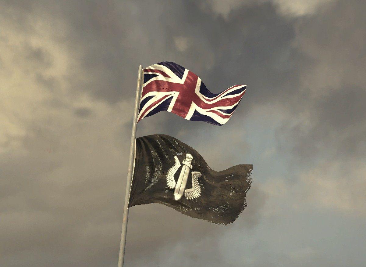 British SAS flags. Call of Duty