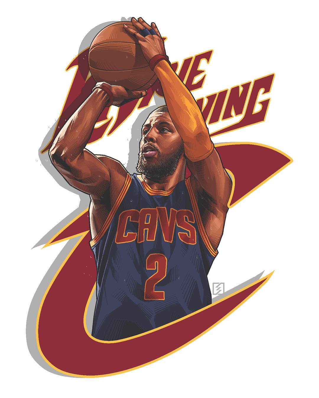 Uncle Drew Kyrieirving Caves Clevelandcavaliers Wallpaper Wp80013339