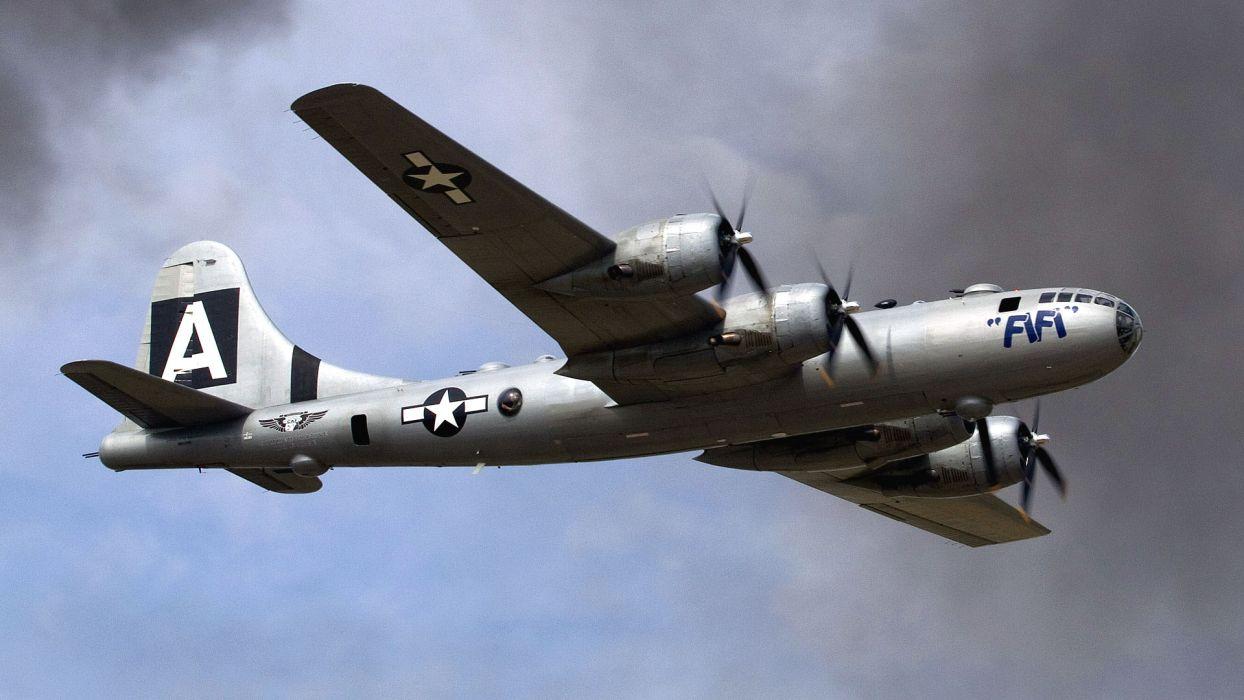 Aircraft Military Bomber Boeing World War II Warbird B 29