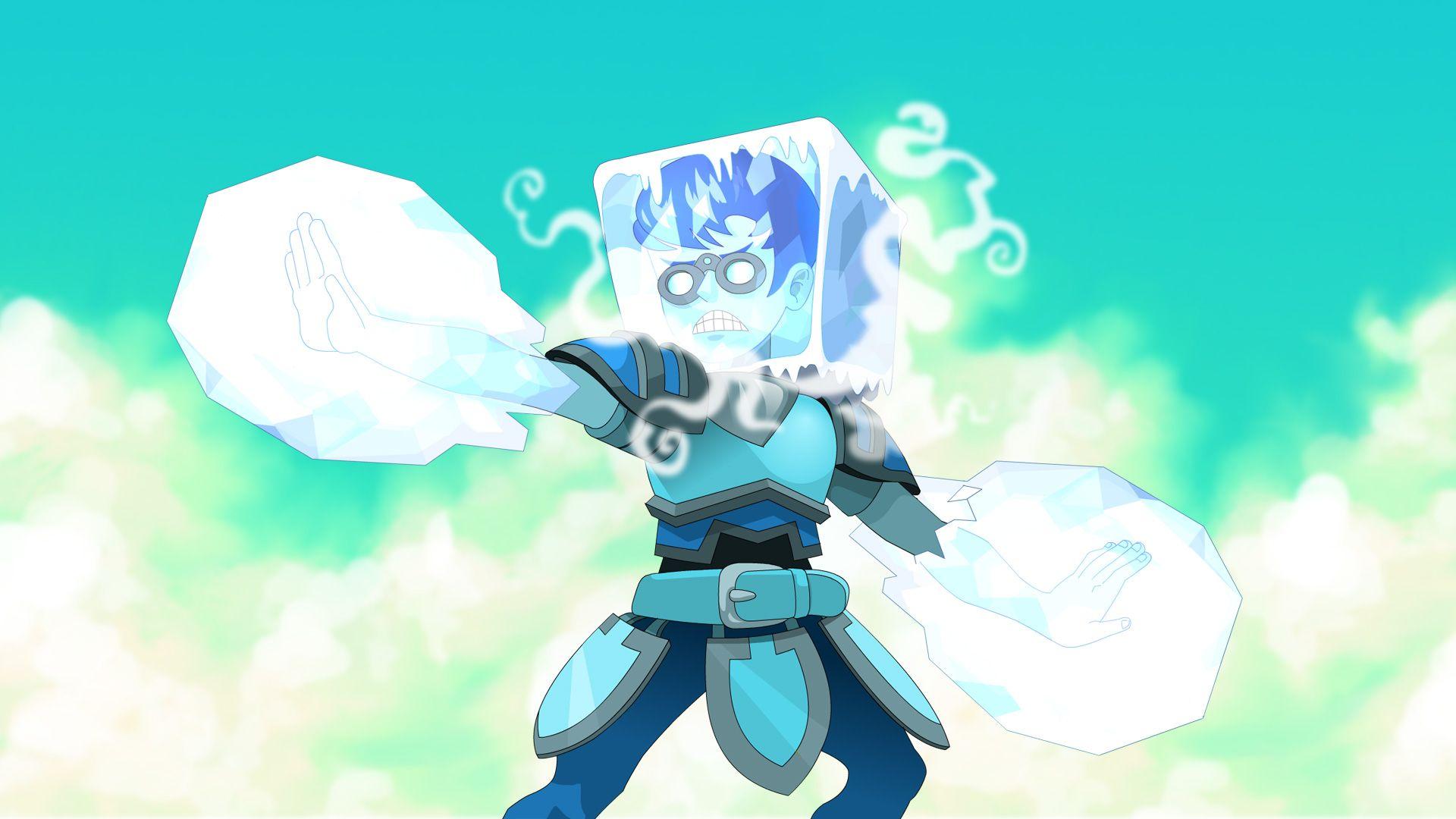 Clicker Heroes Jerator, Ice Wizard. Steam Trading Cards