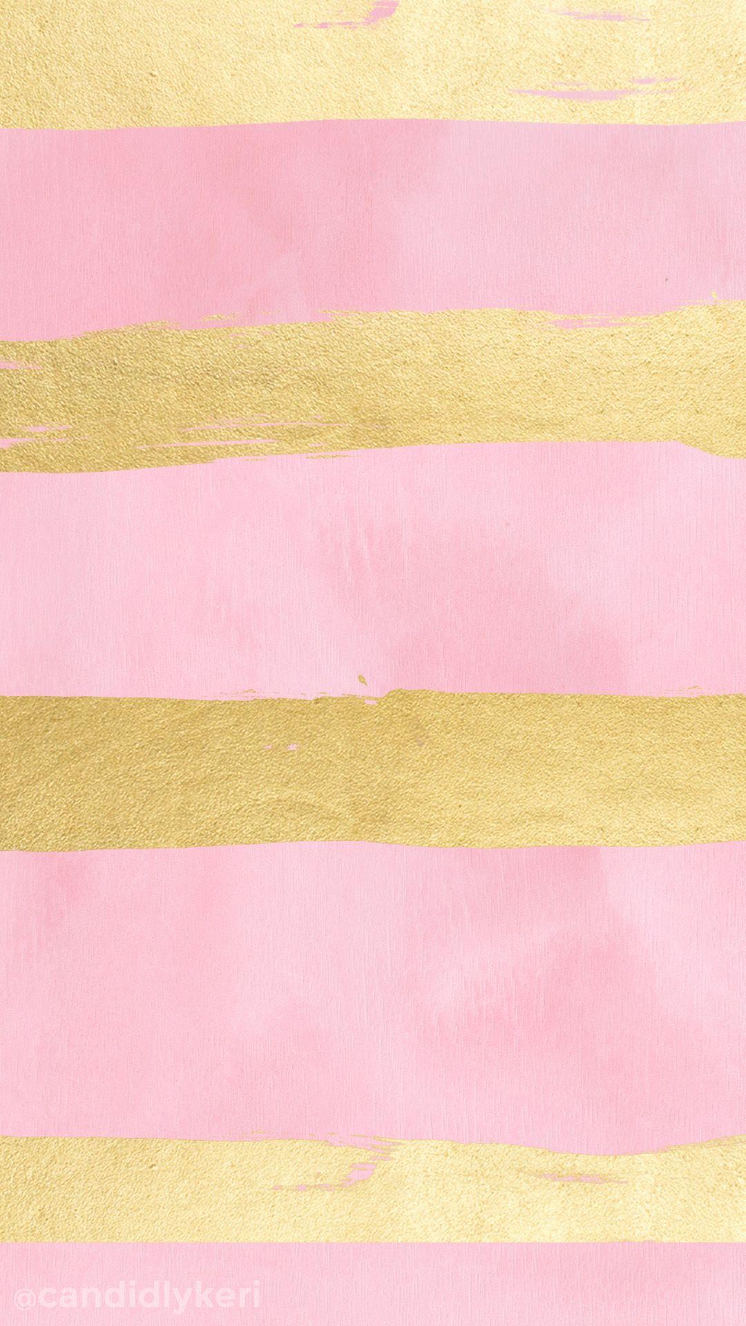 Gold And Pink Wallpaper Background & Wallpaper