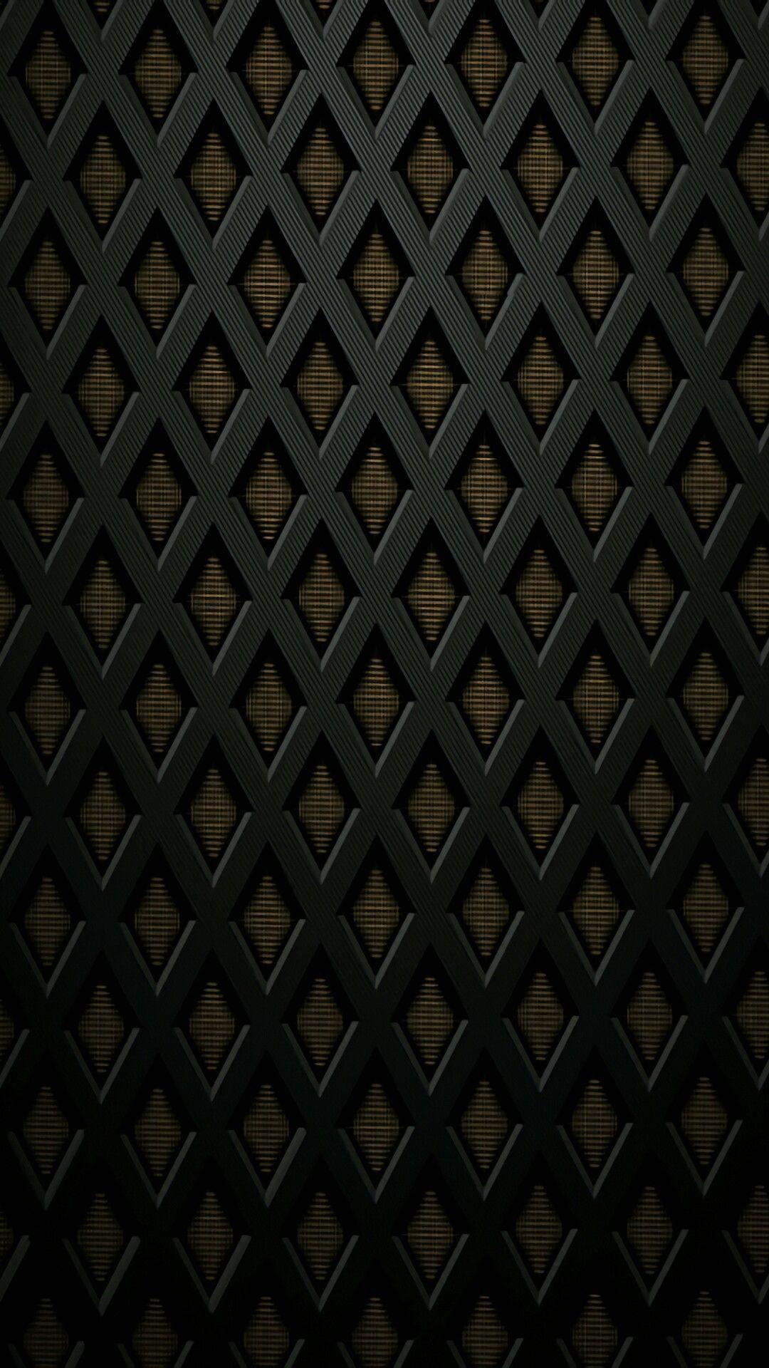 Black Metal Basketweave Wallpaper. Black wallpaper, Cellphone