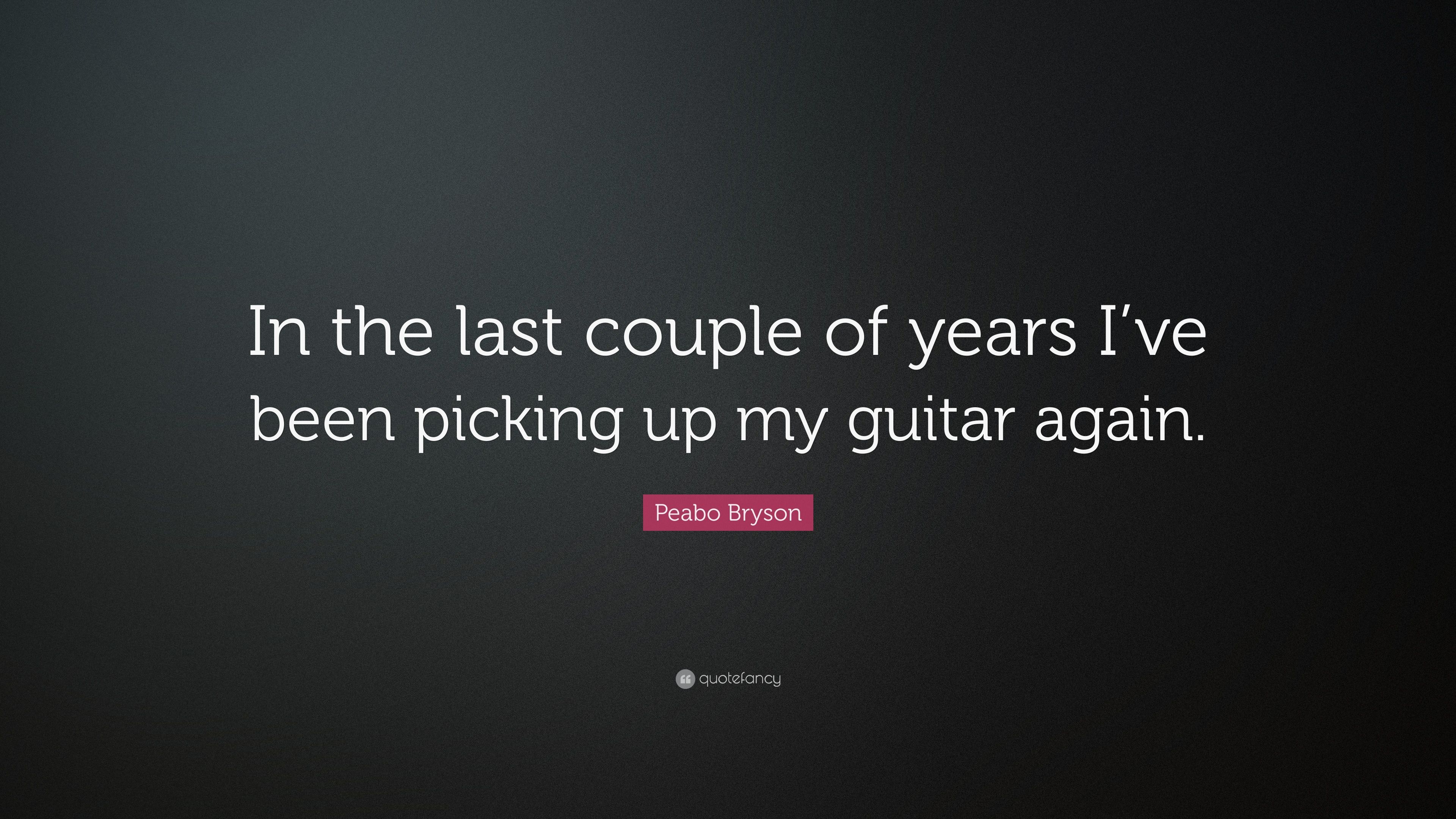 Peabo Bryson Quote: “In the last couple of years I've been picking