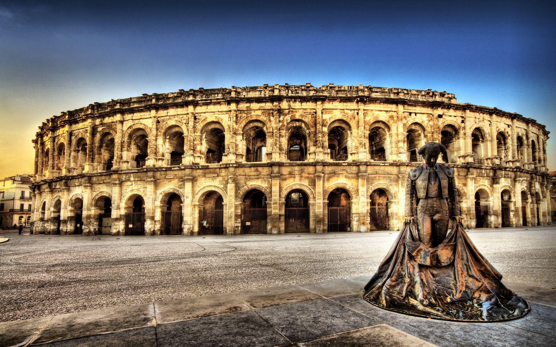 Man Made Colosseum HD Wallpaper