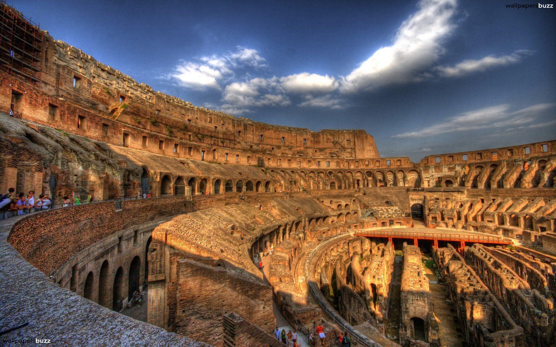 Italian Coliseum HD Wallpaper