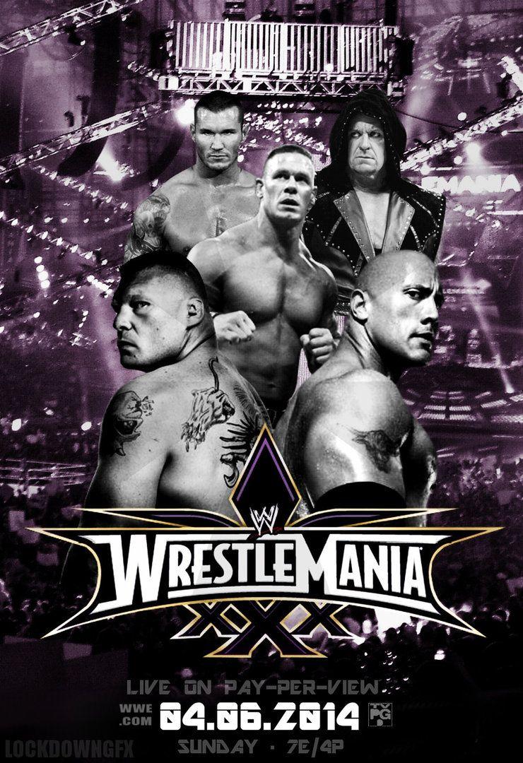WrestleMania 30 Poster Superstars, WWE Wallpaper, WWE PPV's