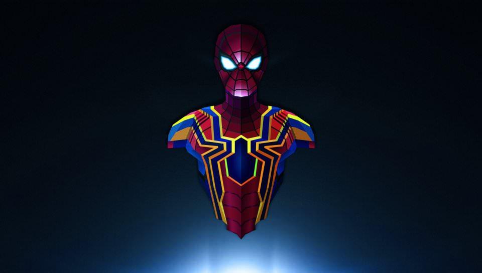 Desktop Wallpaper Spider Man, Avengers: Infinity War, Marvel Comics