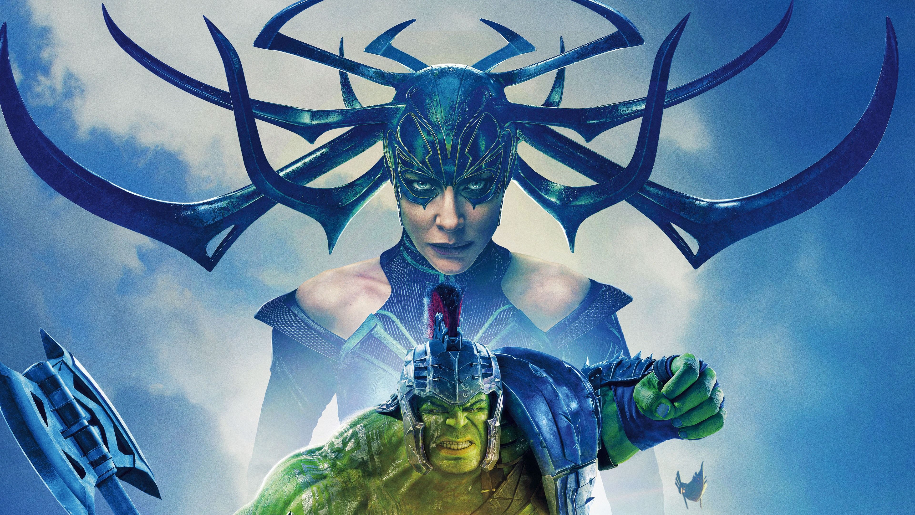 UHD 4K Thor: Ragnarok Cate Blanchette (Hela) and Mark Ruffalo