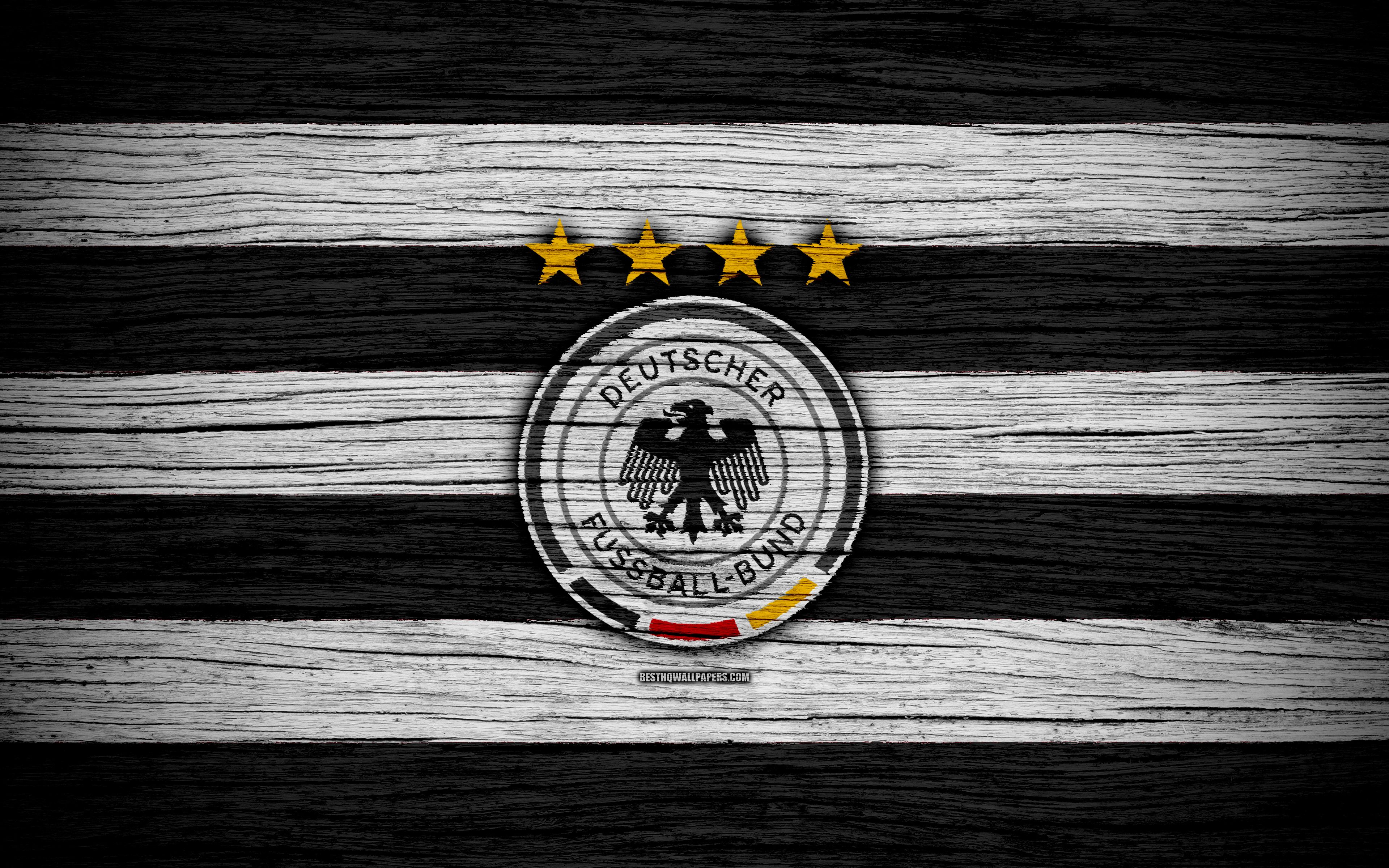Download wallpaper 4k, Germany national football team, logo, Europe