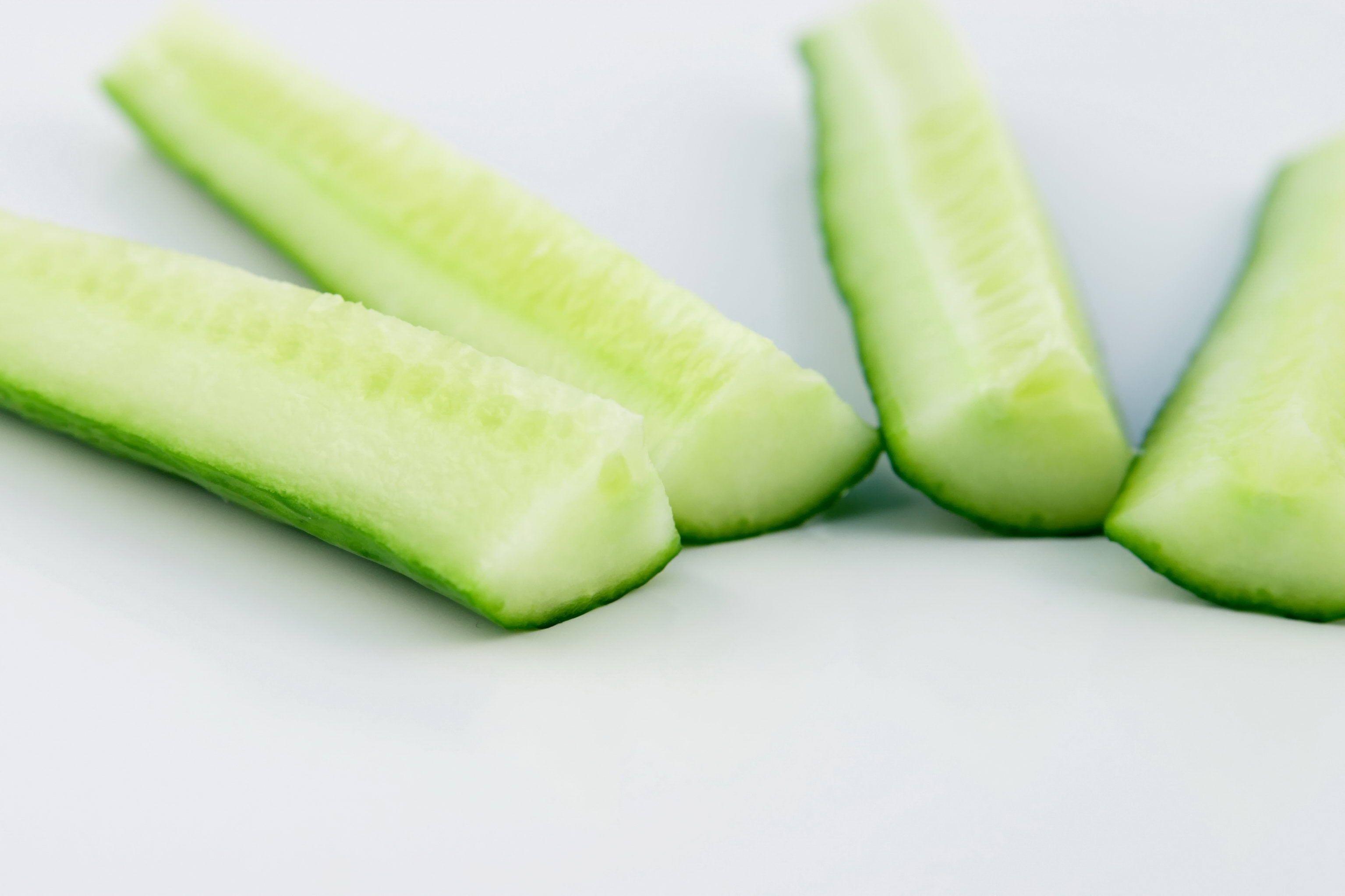Wallpaper Cucumber, White background, Cut HD, Picture, Image