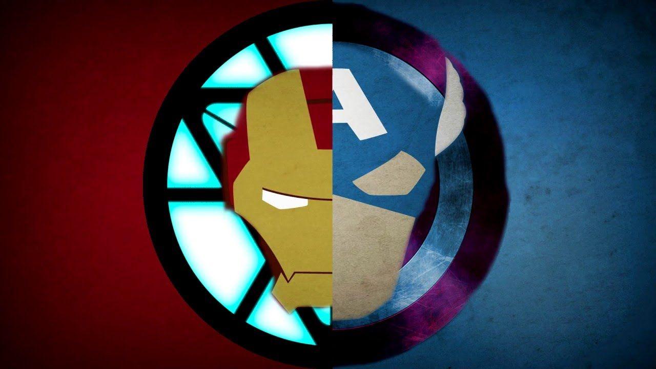 Making an Iron Man VS CaptainAmerica Wallpaper