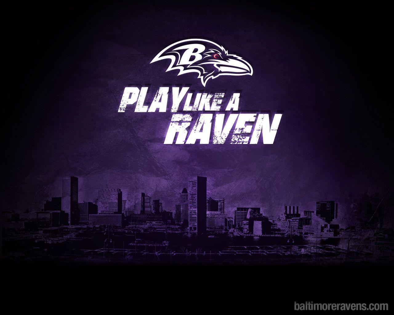 Download iPad Wallpaper with the Baltimore Ravens Team Logo Digital