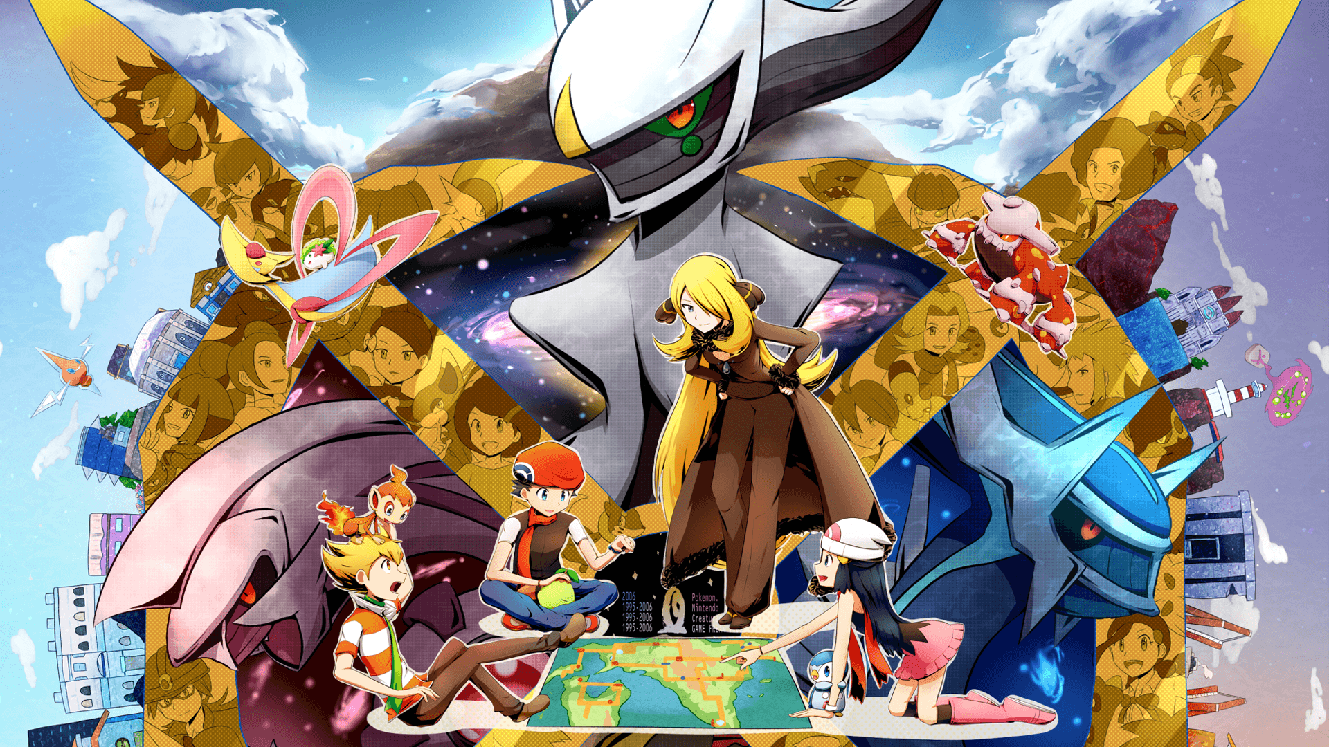 Pokémon: Diamond and Pearl HD Wallpaper. Background Image