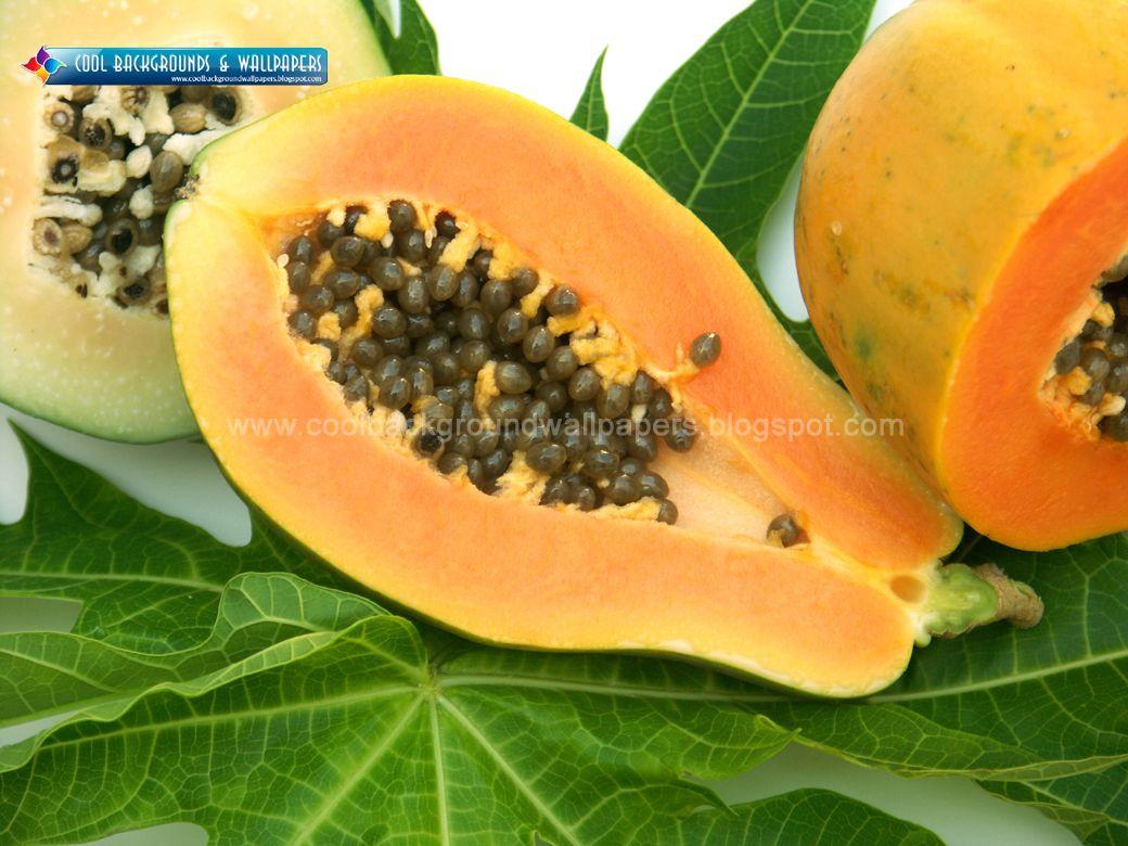 QQ Wallpaper: Papaya HQ Stock Image
