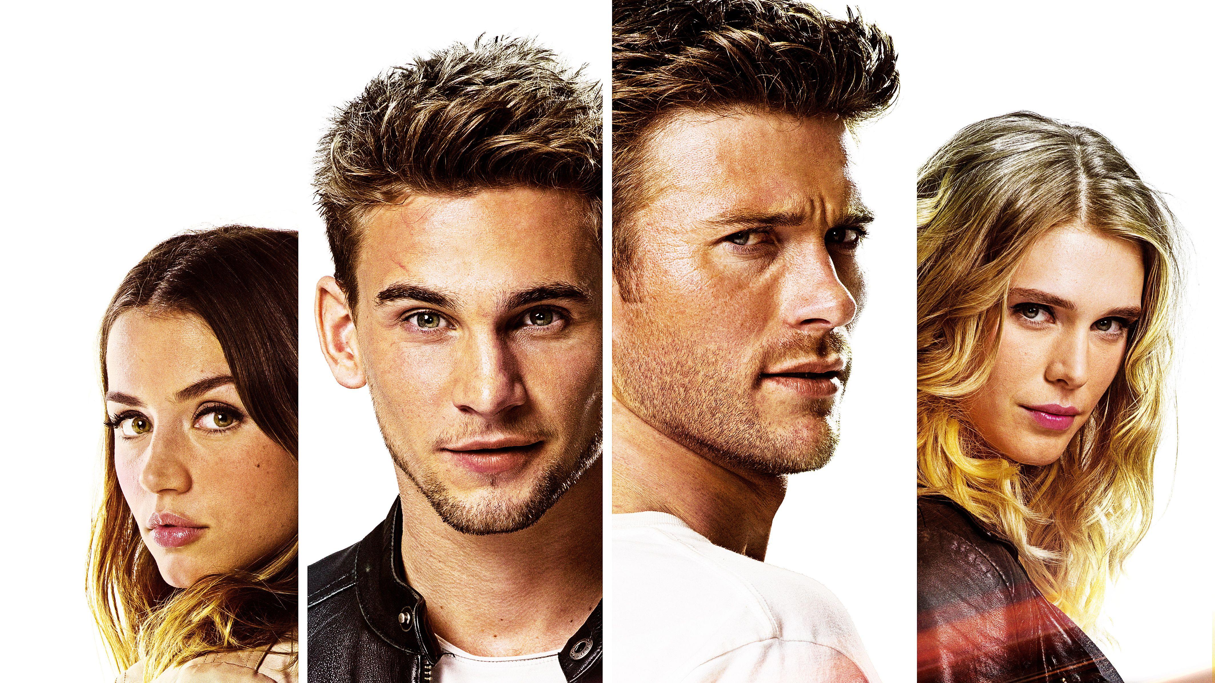 Wallpaper Overdrive, Ana de Armas, Scott Eastwood, Gaia Weiss