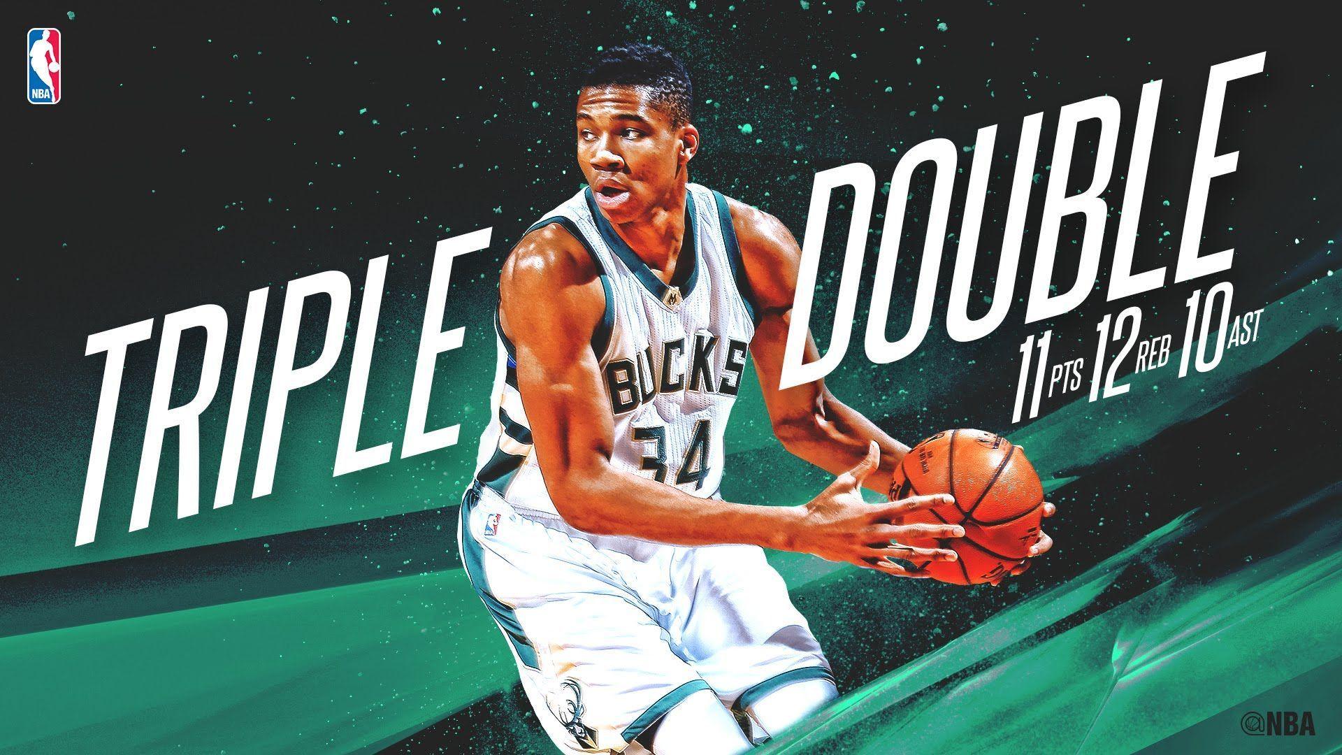 Giannis Antetokounmpo Records First Career Triple Double