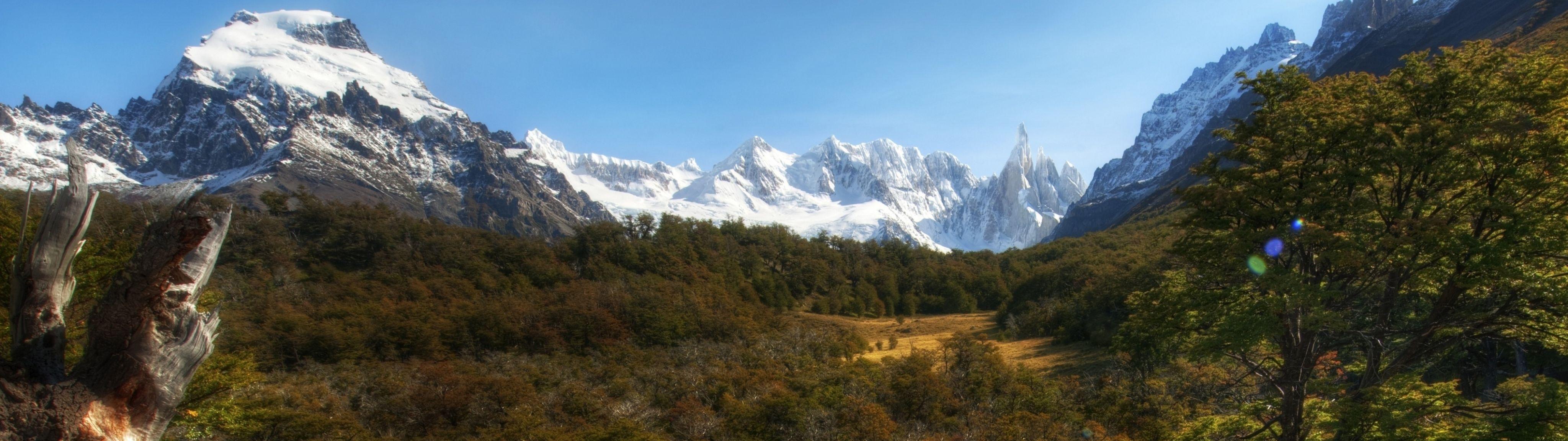 Andes Mountains, Patagonia, Argentina Desktop Background Wallpaper