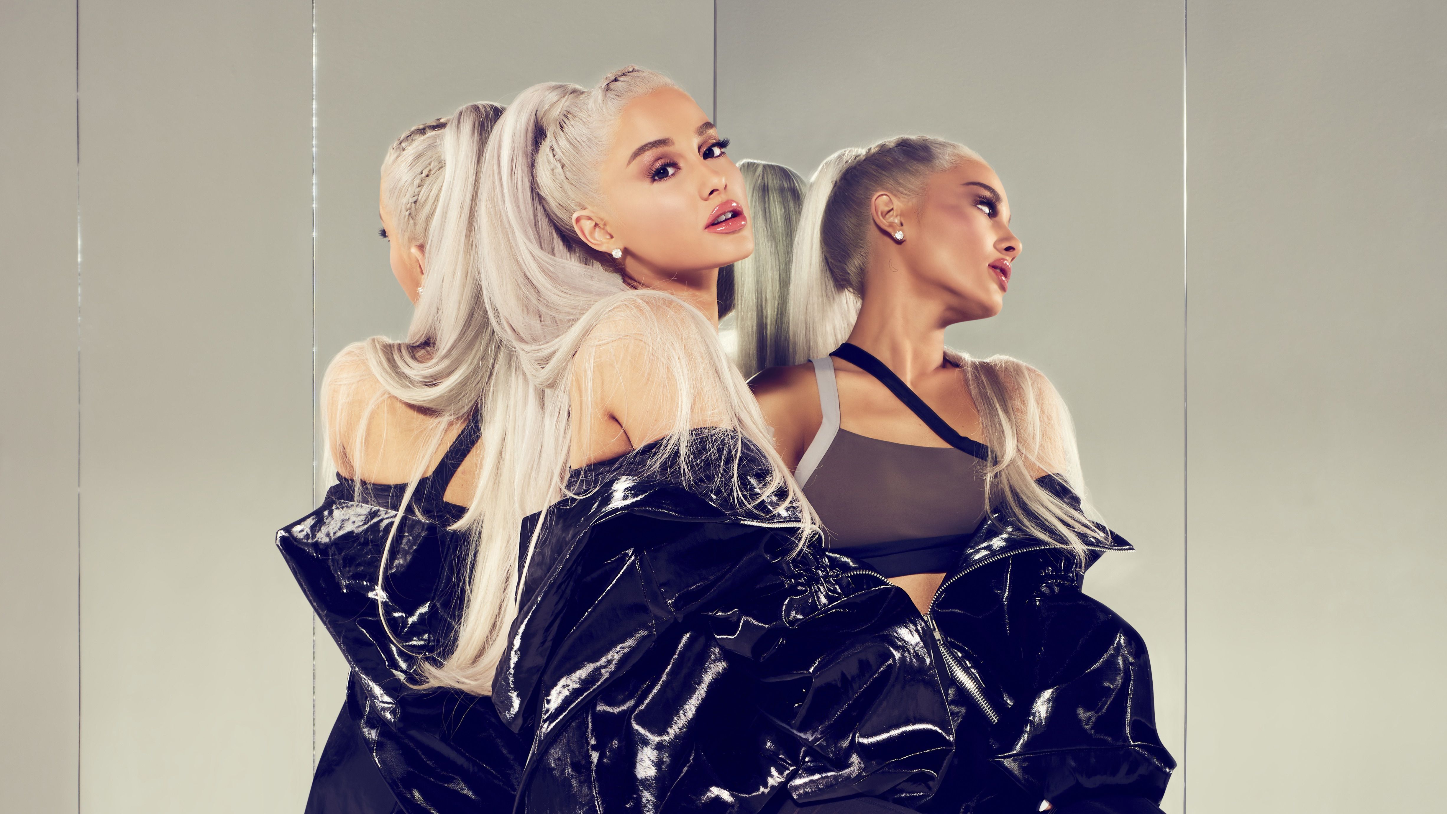 Wallpaper Ariana Grande, Reebok, 2018, Photohoot, 4K, Celebrities