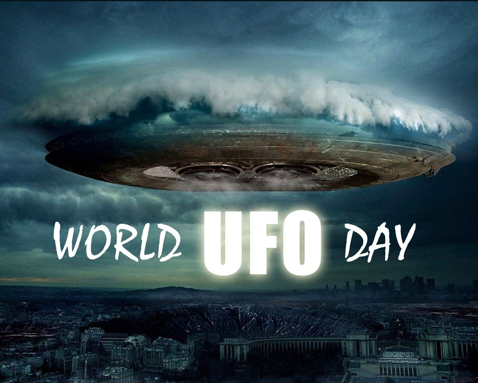 World Ufo Day Unidentified Flying Object Saucer July HD Wallpaper