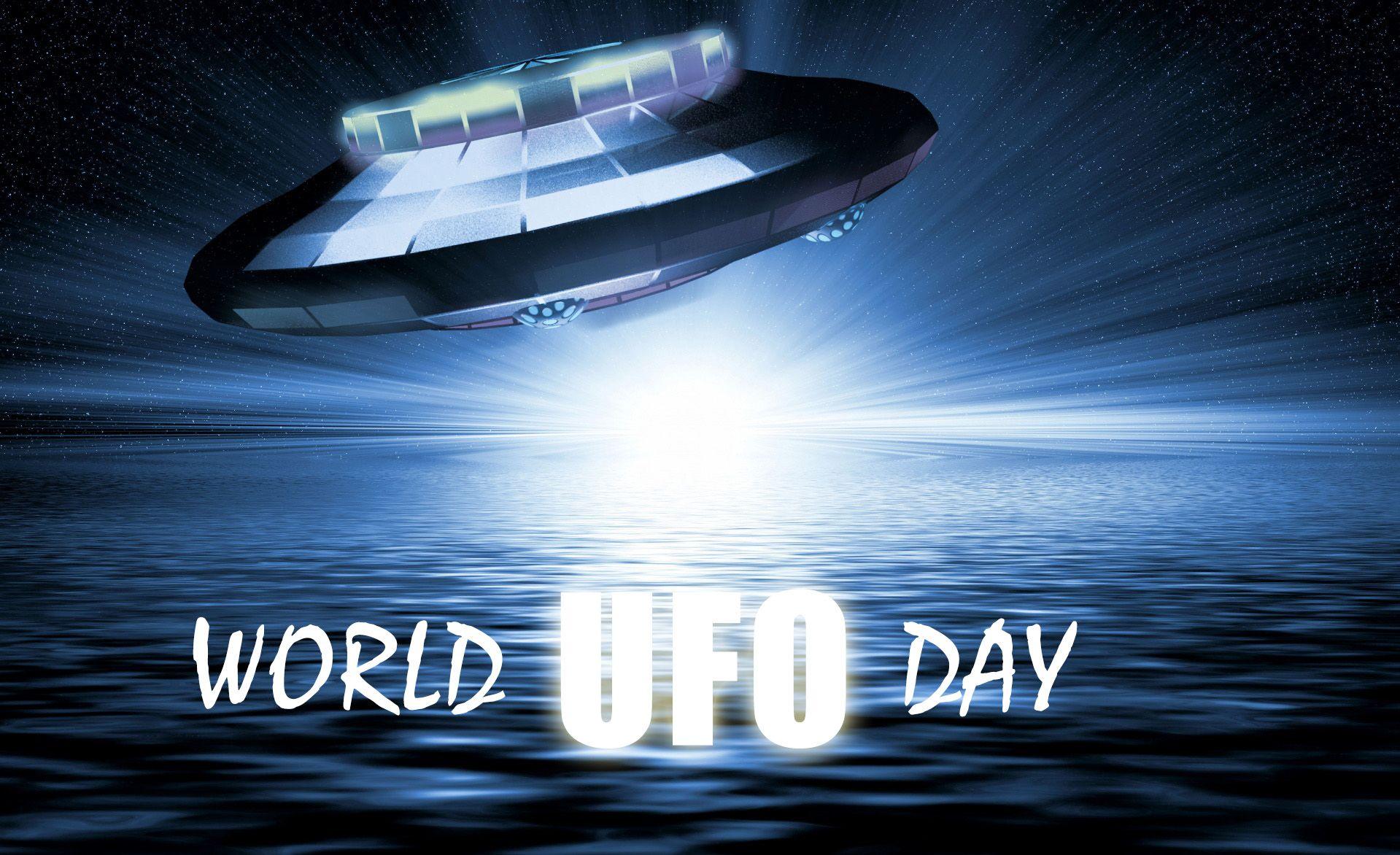 World Ufo Day Unidentified Flying Object Saucer Alien HD Wallpaper