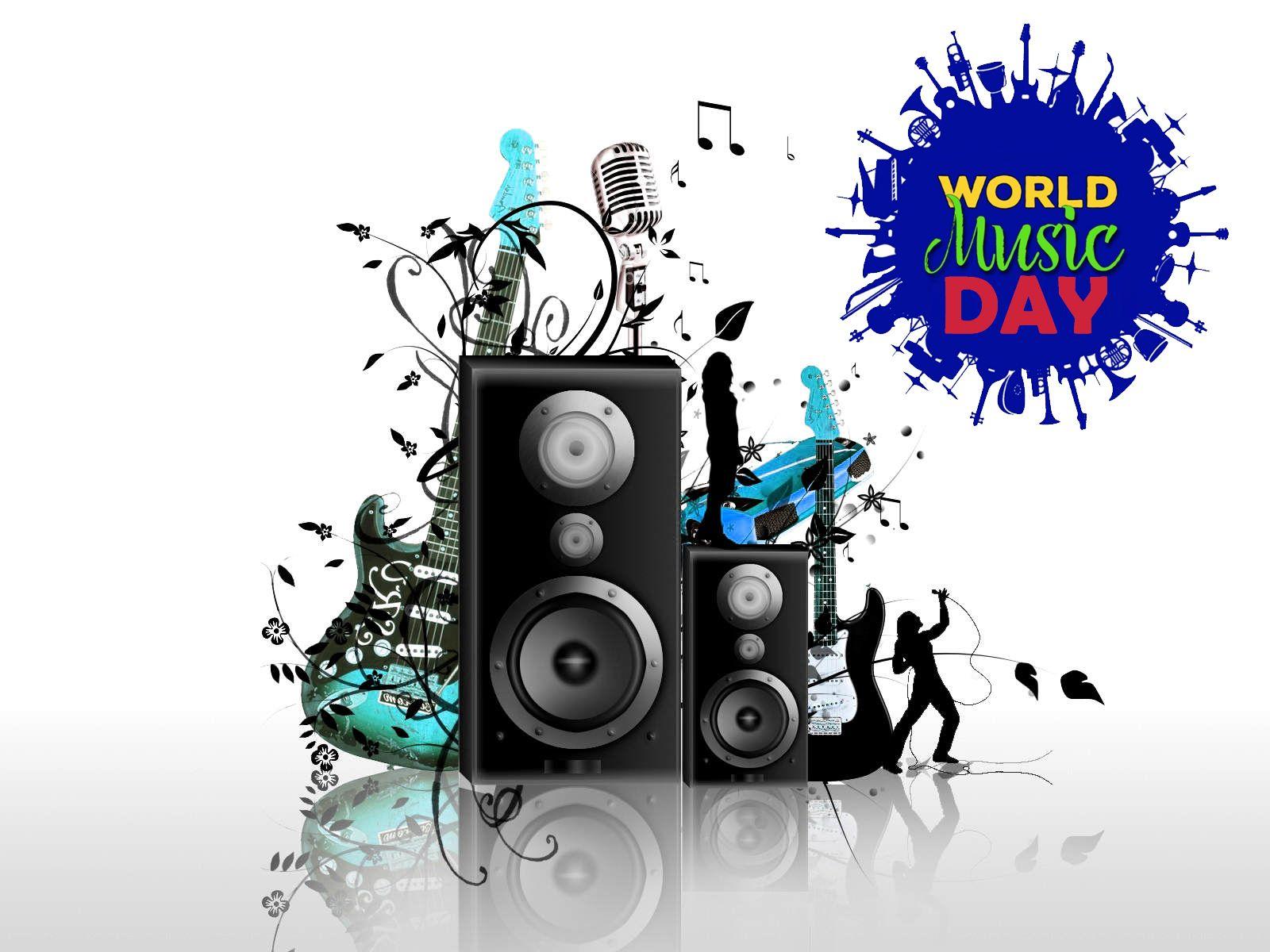 Happy World Music Day HD New Latest 3D HD Wallpaper