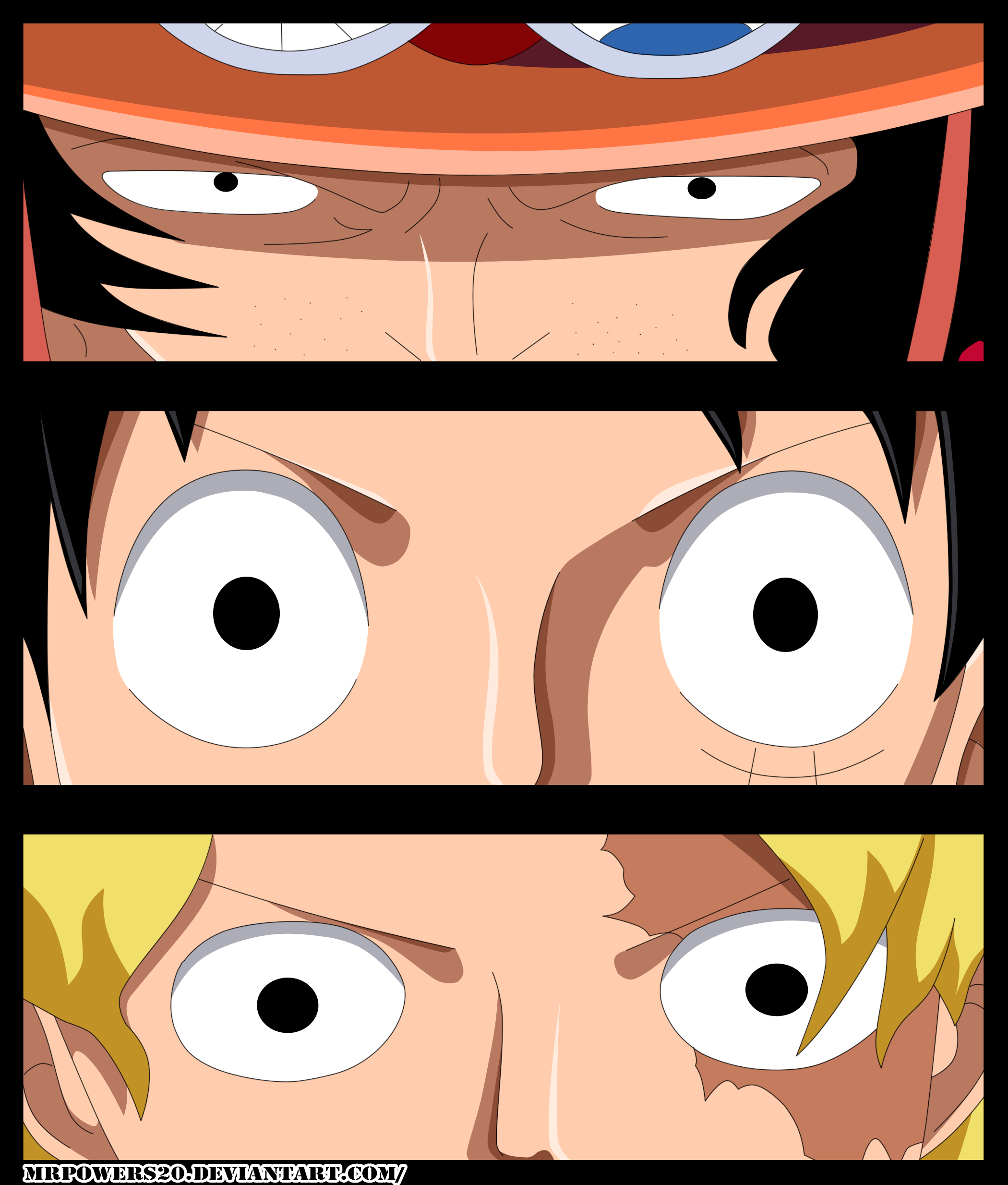 Ace, Sabo and Luffy