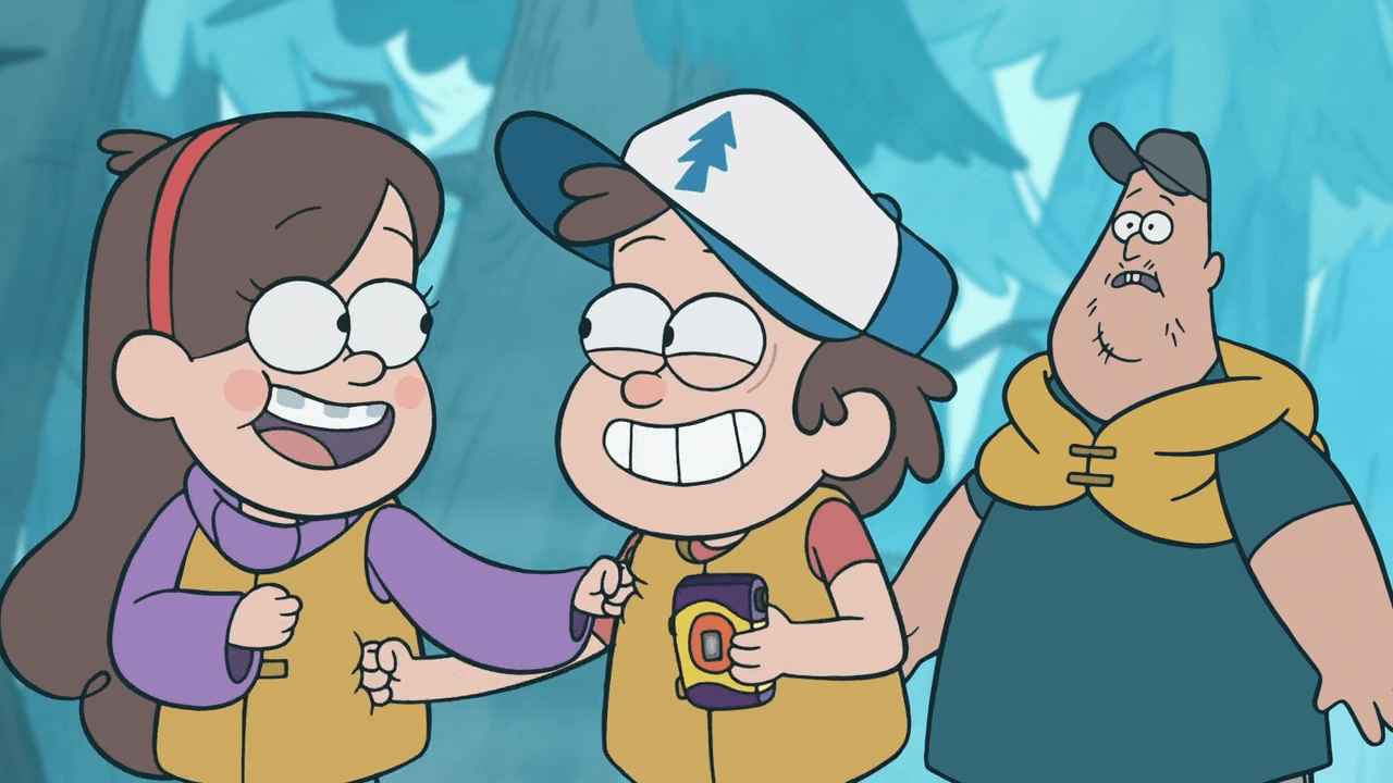 S1e2 mabel and dipper punching.png
