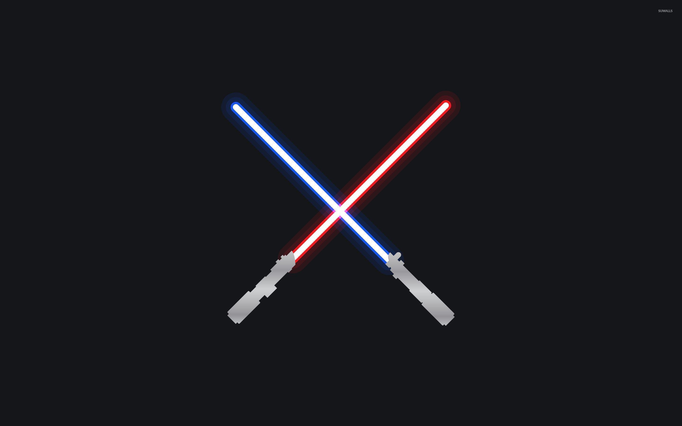 Jedi and Sith lightsabers wallpaper wallpaper