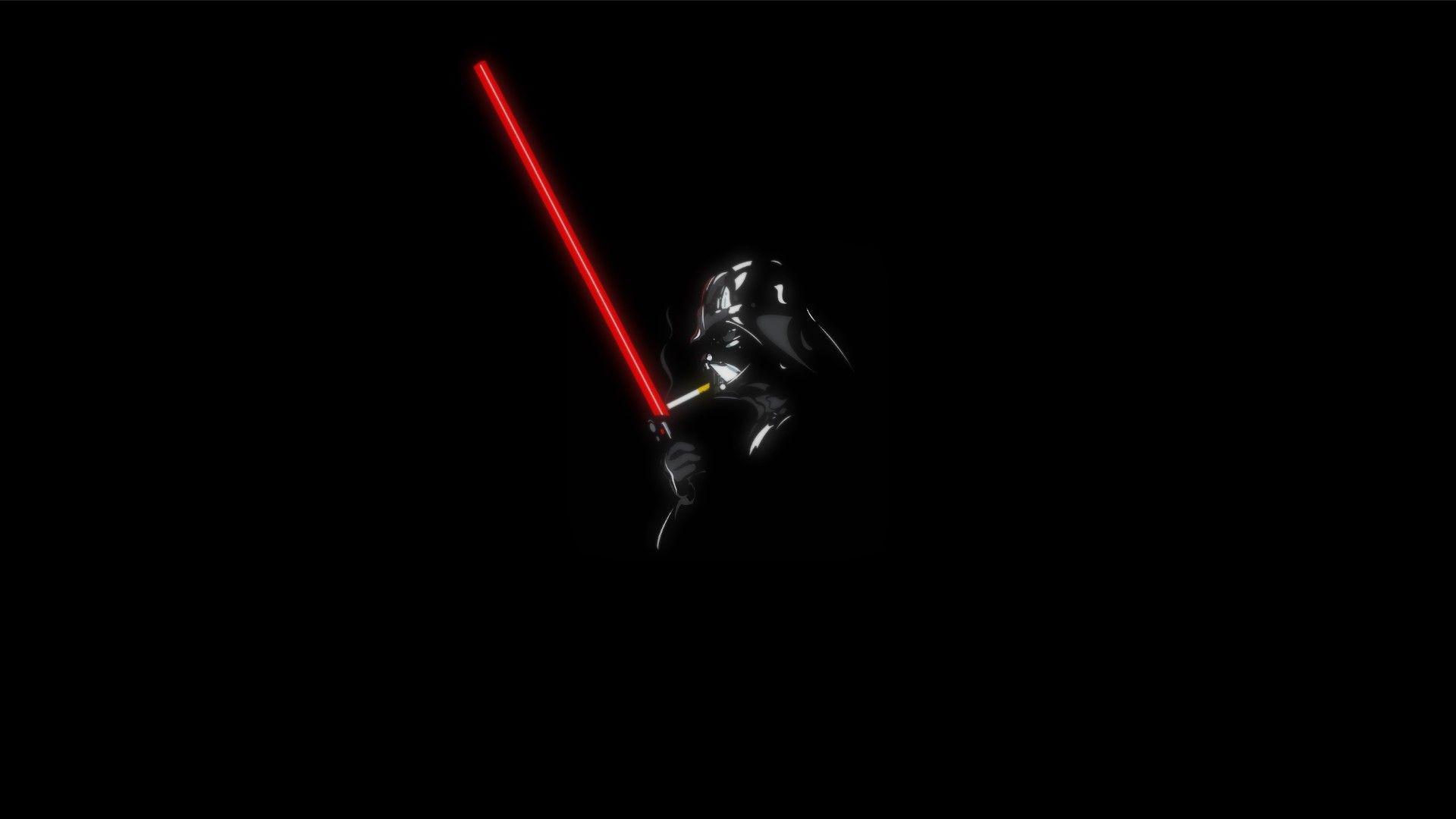 Darth Vader Star Wars Humor Cigarettes Lightsaber Full HD Wallpaper